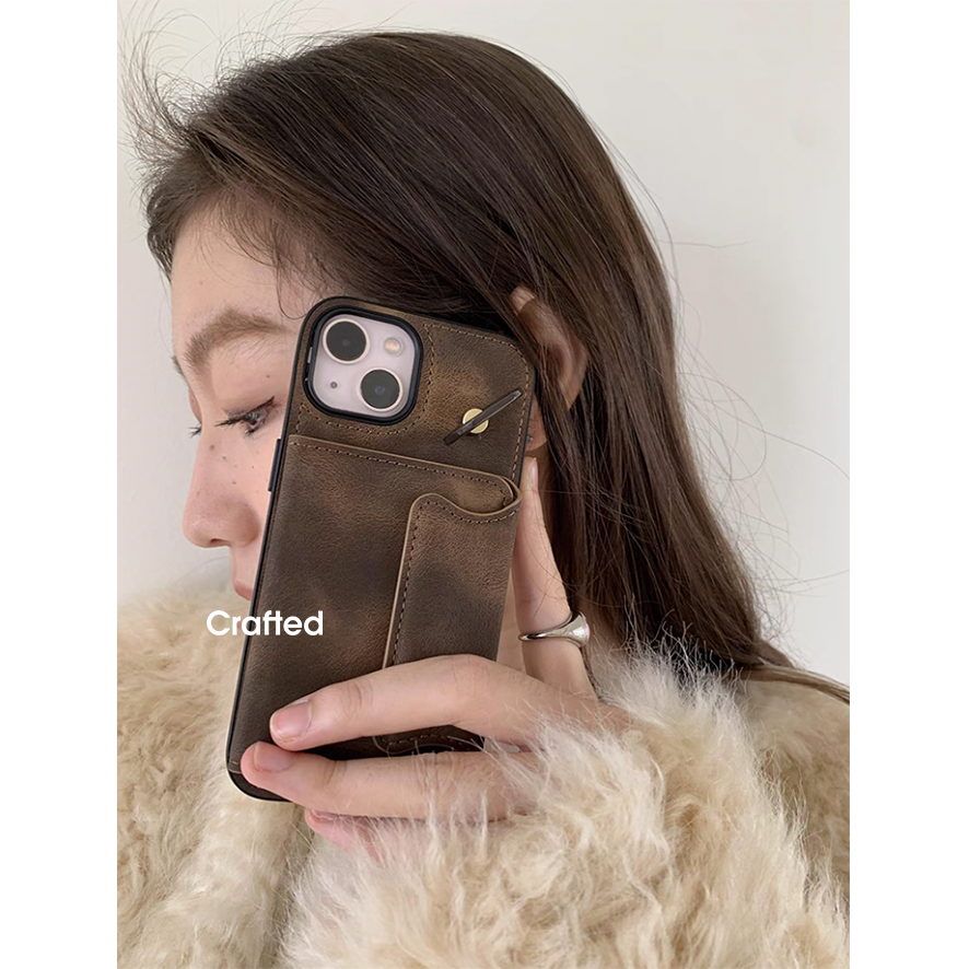 Cowboy style wallet phone case