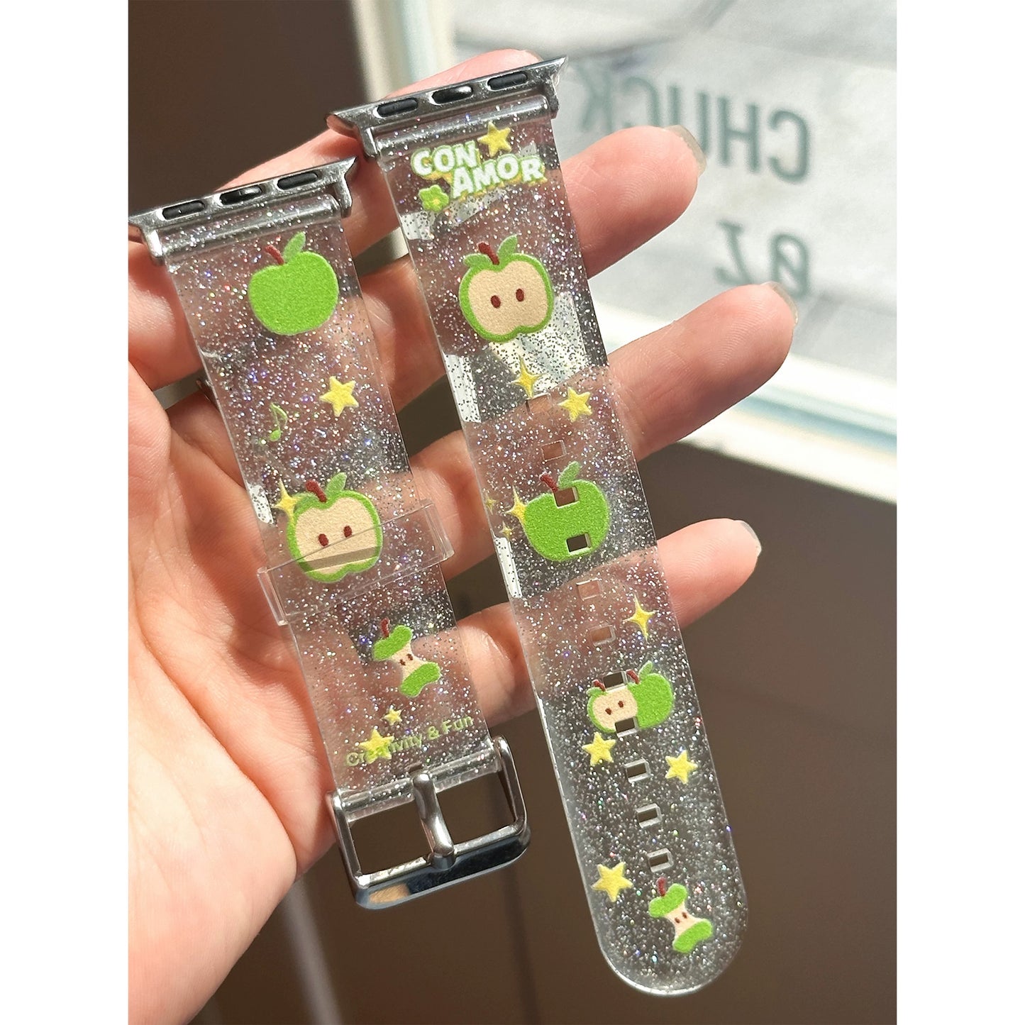 Green Apple Watch strap