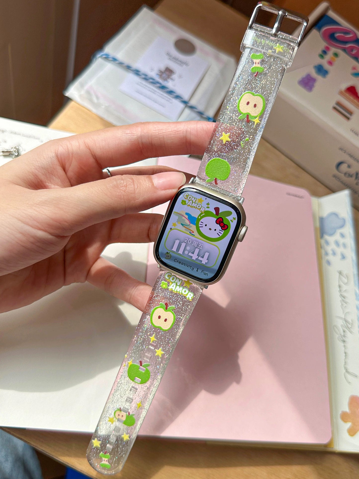 Green Apple Watch strap