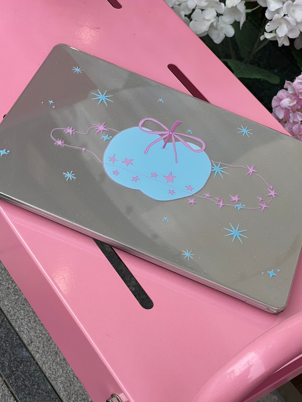 Blue apple MacBook case