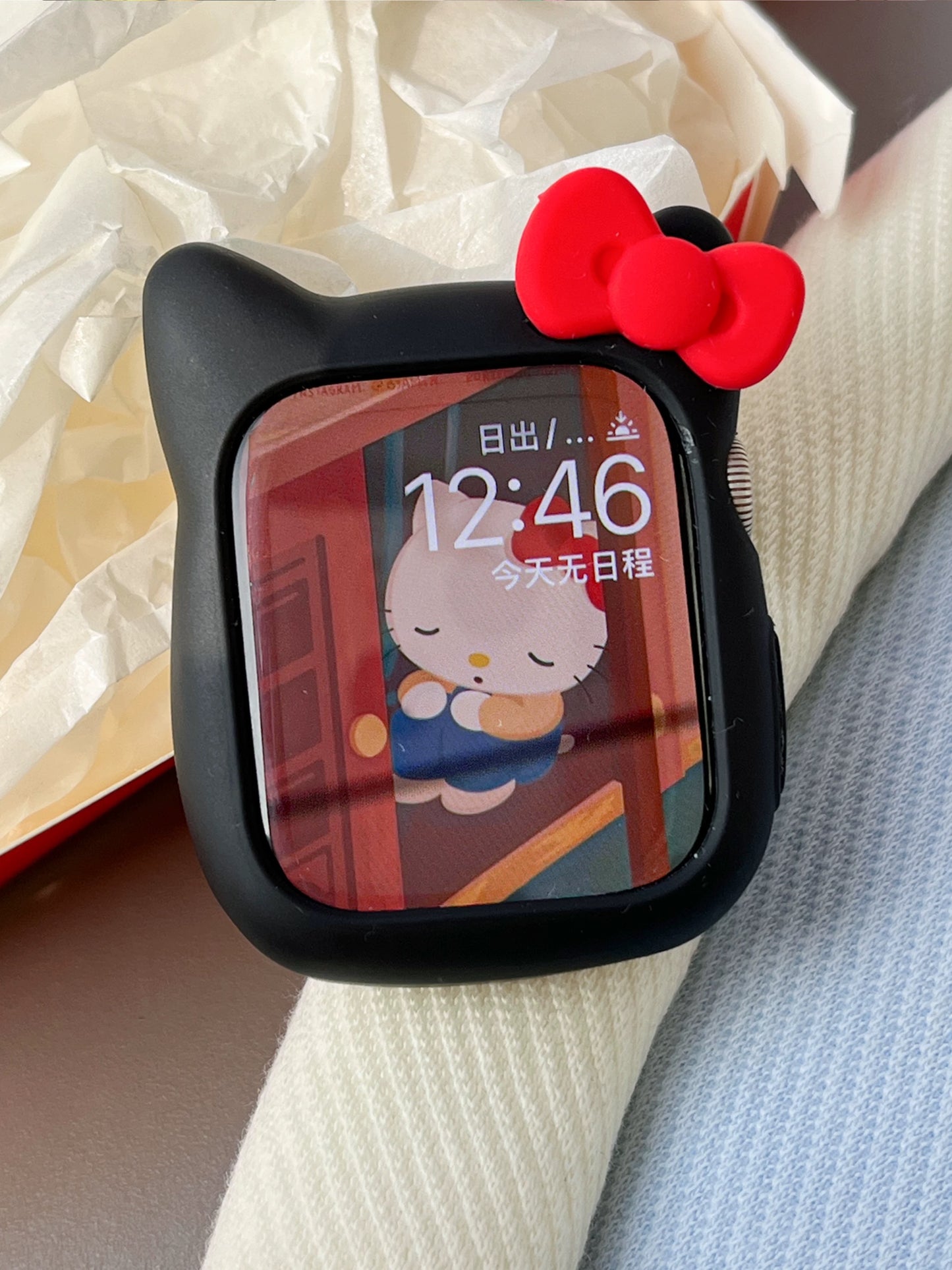 Hello Kitty Apple Watch frame