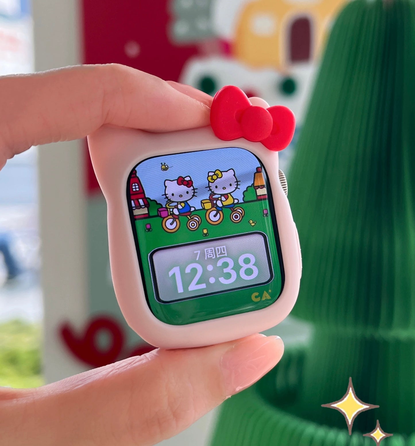 Hello Kitty Apple Watch frame