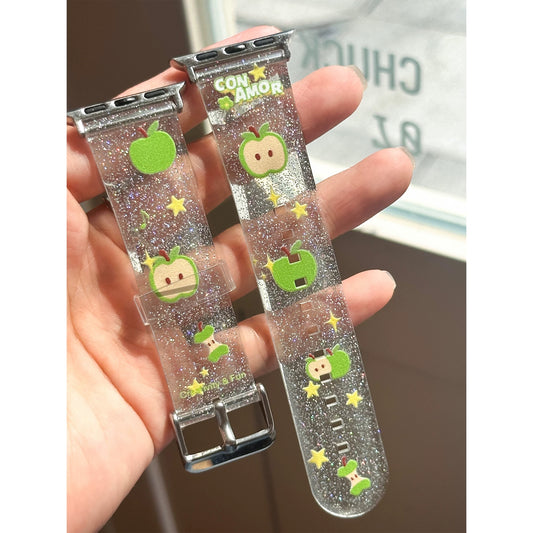 Green Apple Watch strap